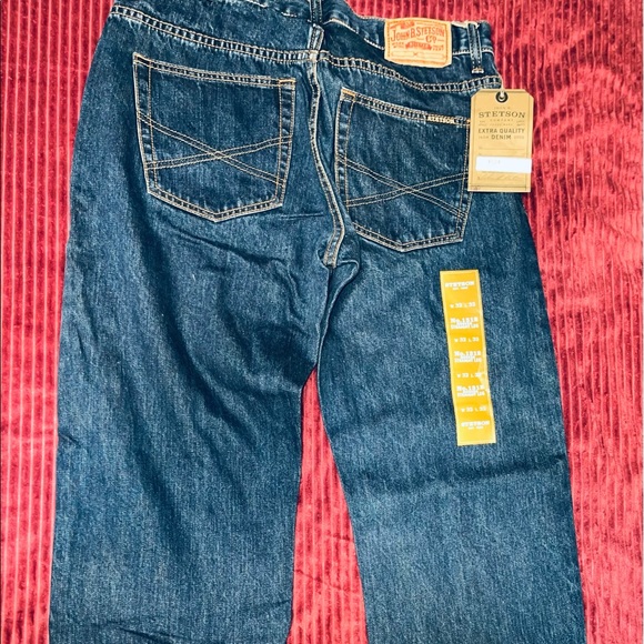 John B Stetson Jeans Men's Size 32/32 NEW Straight Leg - Picture 2 of 12